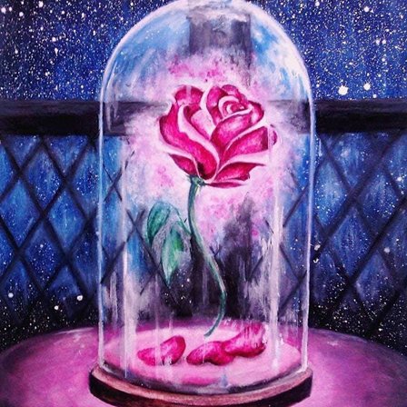 ParNarZar Rose DIY 5D Diamantmaleri Fuld Sæt Krystal Rhinestone Broderi KLB