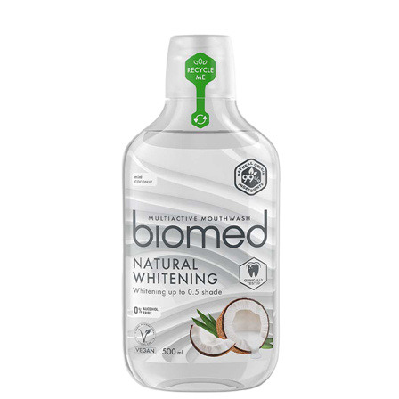Biomed Munnskyll Naturlig Bleking 500 ml
