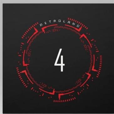 4 - crystal transparent vinyl METROLAND