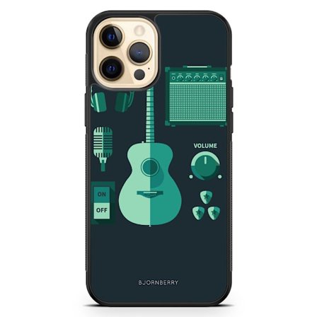 Bjornberry Hårdskal iPhone 12 Pro Max - Gitarr