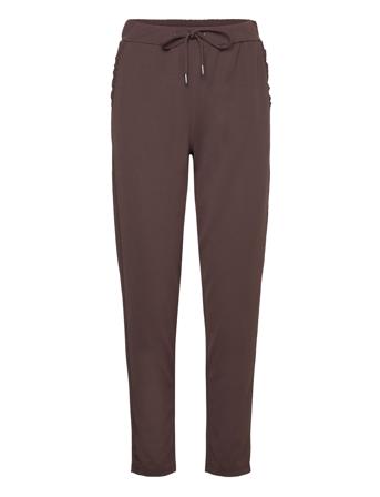 Sc-Siham Trousers Joggers Brun Soyaconcept*Betinget Tilbud