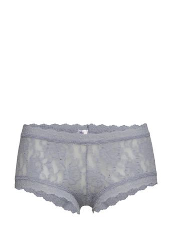 Boyshort Signature Lace Lingerie Panties Hipsters/boyshorts Grå Hanky Panky