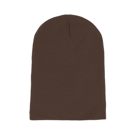 Beechfield - Marrone longbeanie Beanie - Chocolate Long Blank Beanie @ Hatstore