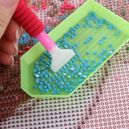 4 st Diy Diamantmålning Verktyg Broderi Anti-trötthet Punkt Borr Penna Kors