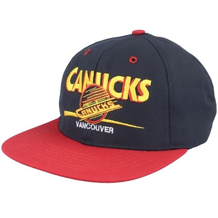 Twins Enterprise - Negro snapback Gorra - Vancouver Canucks Classic NHL Vintage Black/Red Snapback @ Hatstore