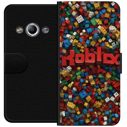 Kompatibelt Lommeboketui til Samsung Galaxy Xcover 3 Roblox fargerike byggeklosser kreativ spill-inspirert illustrasjon for spillere, barn og fans av