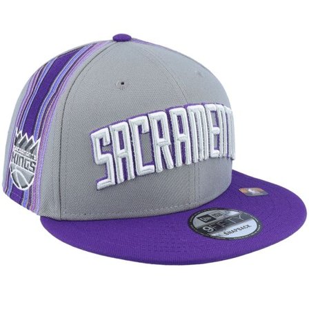 New Era - NBA Grå snapback Keps - Sacramento Kings M 9FIFTY NBA City Edition 22 Grey/Purple Snapback @ Hatstore