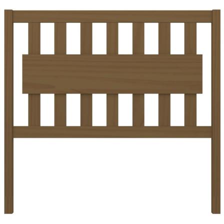 Vidaxl Sänggavel Honungsbrun 105,5x4x100 Cm Massiv Furu Brun