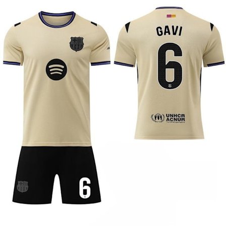 Jalkapallopaita jalkapallovaatteet 25-26 FC Barcelona Away Kit Gavi #2XL