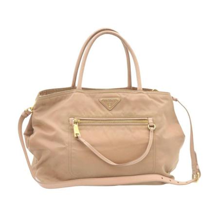 Prada Vintage, Pre-owned Handbag Beige, Dames, Maat:ONE Size,synthetisch
