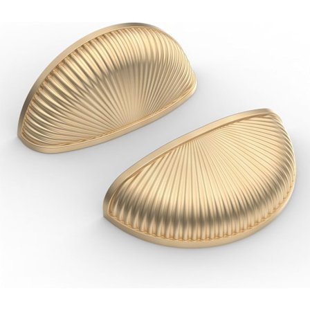 St Retro Guld Handtag Vintage Möbelhandtag Zink Lådknapp Draghandtag med Skåp Garderob Byrå Lådor 76mm