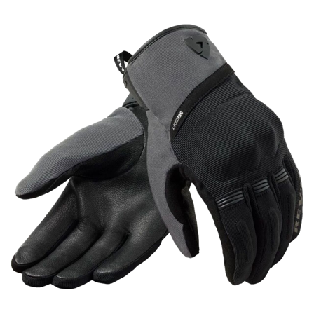 MC-Handsker Rev'It! Mosca 2 H2O Sort/Grå S