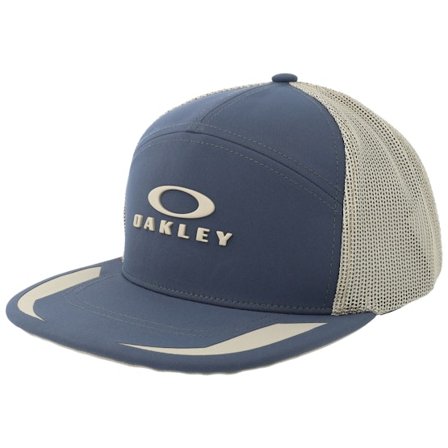 Oakley - Blå trucker Keps - Podium Hat Graphite/Pebble Trucker @ Hatstore