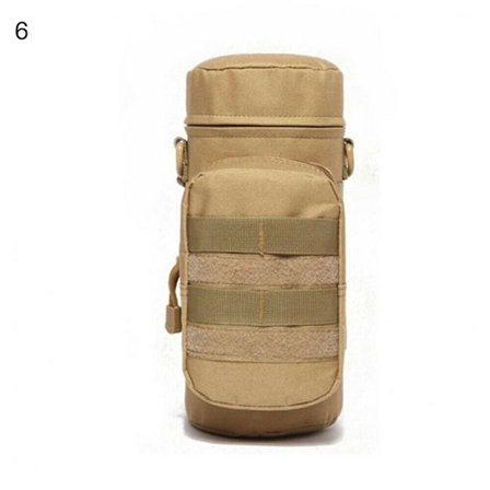 Mordely Tactical Molle Vattenflaskhållare påse Justerbar KettleBag