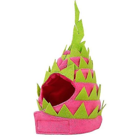 Kæledyrs Drage Frugt Hund Sjov Hat Kat, Hætteklædt Halloween Kostume Åndbar Hue (1 stk, rød og grøn)