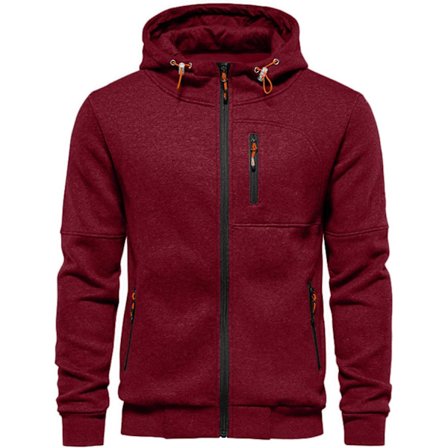 Miesten hupparit, huppareita vetoketjulla, kevyet takit