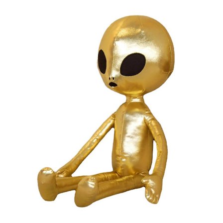 Ny Blød Alien Plyslegetøj Blød Kælen Alien, Bedårende Rumvæsen Legetøj (FMY)