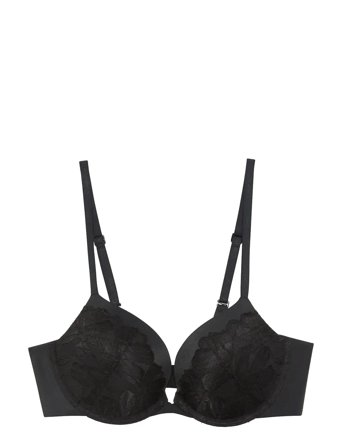 Calvin Klein Push Up Plunge - Black - D x 85