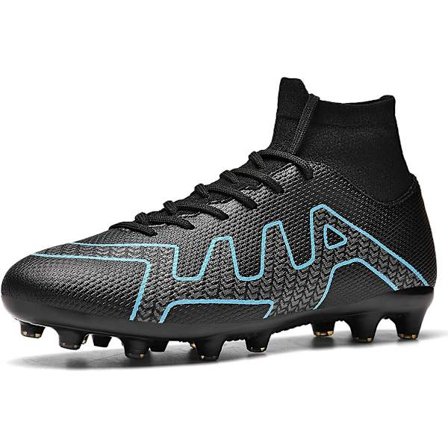Fotbollsskor Herrar Utomhus High Top Spike Dobbar Fotbollsskor Professionella Friidrottsträningsskor