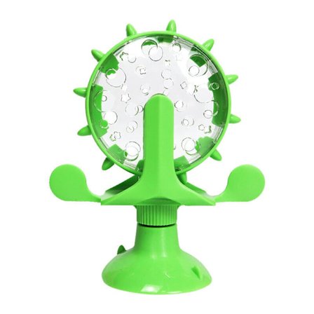 Katt Grovmatare Leksak Katt Snurrande Leksak Inomhus Interaktiv Katt Leksak Grön