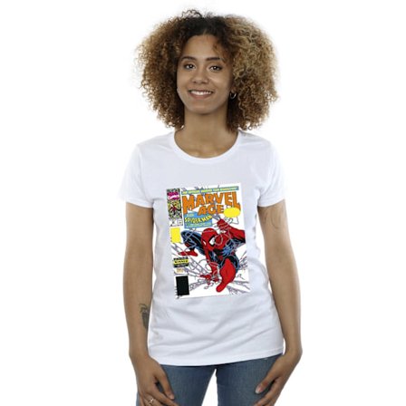 Marvel Womens/Ladies Spider-Man Marvel Age Comic Cover Bomull T-shirt