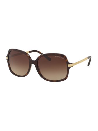 Michael Kors Women's sunglasses with a frame made of acetate in brown and lenses made of plastic in brown gradient