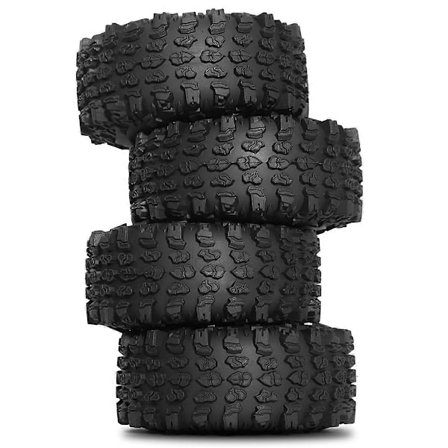 1.9 Crawler Däck Gummi Mud Slingers Grappler Hjul Däck för 1:10 Rock Crawler Bil TRX4/RC4WD D90