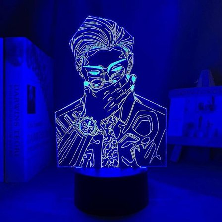 Jujutsu Kaisen 3D Illusionslampe med LED-belysning (Kento Nanami)