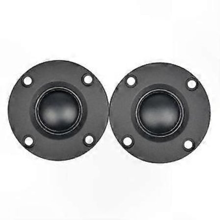 Par av 1,5" Silkesdome Diskanthögtalare, 6 Ohm 30W, Hi-Fi o Diskant Högtalare med Kylfläns för Klar Ljudkvalitet