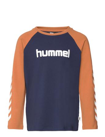 Hmlboys T-Shirt L/S T-shirts Long-sleeved T-shirts Multi/mønstret Hummel