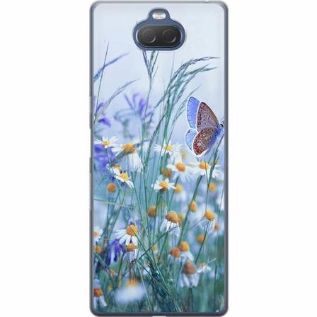 Sony Xperia 10 Genomskinligt Skal Blommor