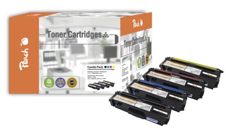 PEACH Brother DCP-9270, MultiPack, PT306 4 toner cartridges (bk, c, m, y)