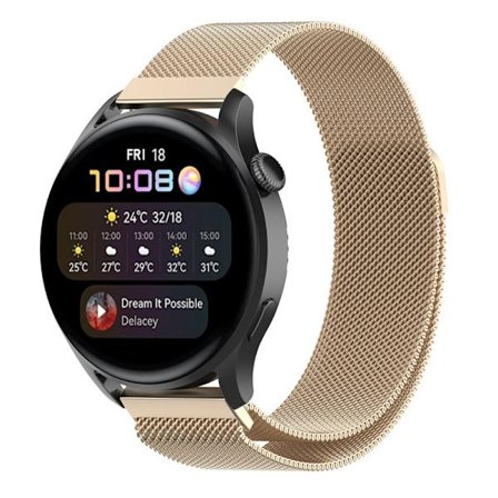 Milanese-silmukka Huawei Watch 3/3 Pro -samppanjakulta