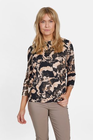 SIGNATURE - T-shirt Med 3/4 ærmer - Brun