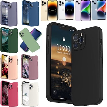 iPhone 14 Pro/ProMax/Plus skal mobilskal fodral TPU - Välj din:
