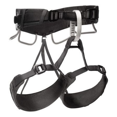 Black Diamond Momentum 4S Harness Mountaineering equipment Grey L/XL