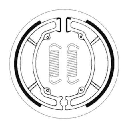 Ganasce Freno SBS - Yamaha YZ 125 1979-1982
