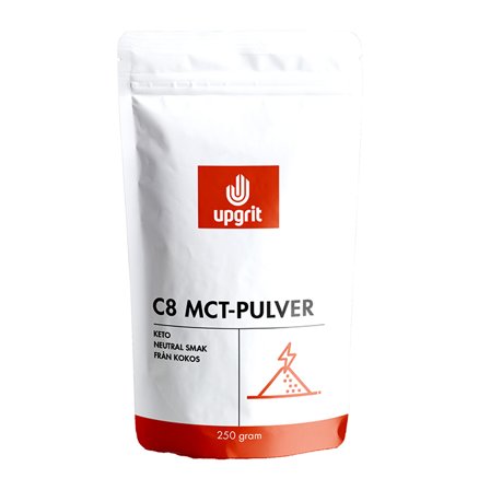 Upgrit C8 MCT-pulver 250 g