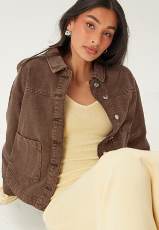 VERO MODA - Vmjamie Ls Denim Shacket Mix N - Carafe Detail:washed - Kläder - - Bubbleroom