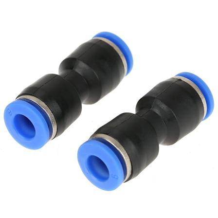 20 stk. 6 mm rør OD 1/4'' Pneumatiske lige tryk-stikluftledningsfittings
