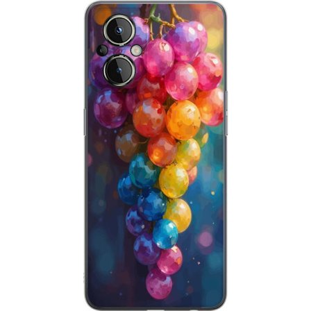 Yhteensopiva Puhelinkuori OnePlus Nord N20 5G Värikäs Unenomaiset Viinirypäleet Taiteellisessa Tyylissä