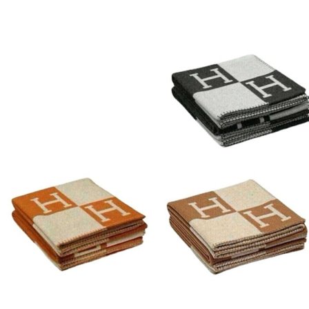 H-Filt Kuddar Faux Ull Kashmir Kuddar Soffa Pläd Filt - Perfekt Khaki