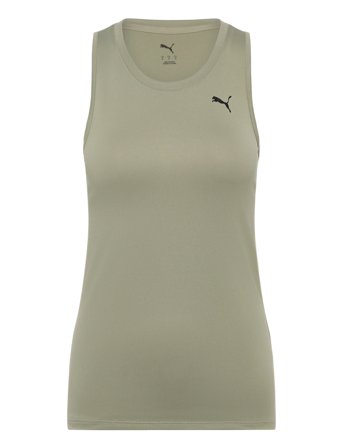 W Tad Essential Sleeveless Tank Sport Women Sport Clothing Sports Tops & T-shirts Sport Tank Tops Khaki Green PUMA