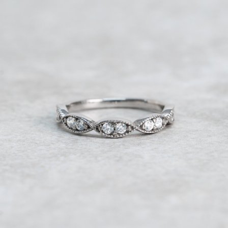 Förlovningsring Fläder, 18K Vitguld - Förlovning- och vigselringar