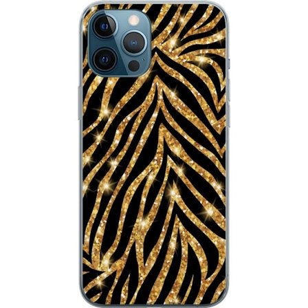 Kompatibel Mobilcover til Apple iPhone 12 Pro Max Guld & Glitter