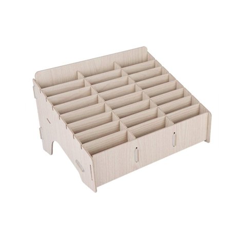 Sortimentlåda i Trä för mobiltelefoner 24-fack