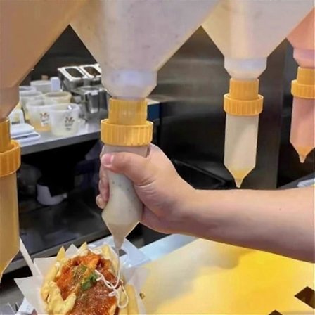 5.5L Sausflaske Saus Klemme Flaske Hengende Sausdispenser