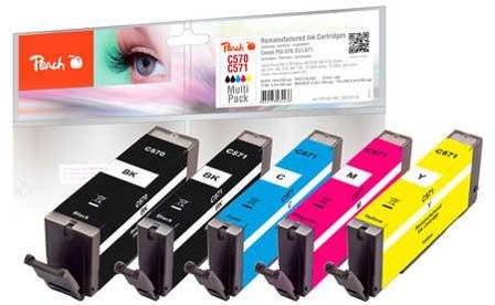 PEACH Ink PEACH PI100-336 Canon PGI-570/CLI-571 MultiPack | bk, pbk, c, m, y