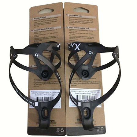 2 stk Full Carbon Flaskeholder - 2 stk Cage Bontrager Race Lite Sykkel Vannflaskeholder