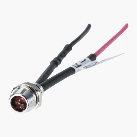 LED-indikatorlampa blå 12 V